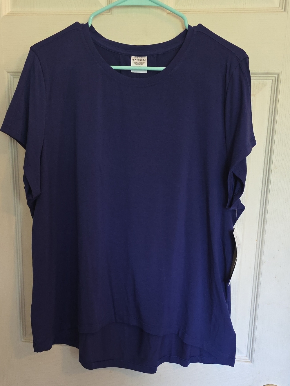 Athleta Short Sleeve Tee in Deep Blue-Purple